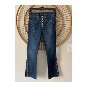 Veronica Beard 10" Carolyn Baby Boot Jeans sz 25 dark wash